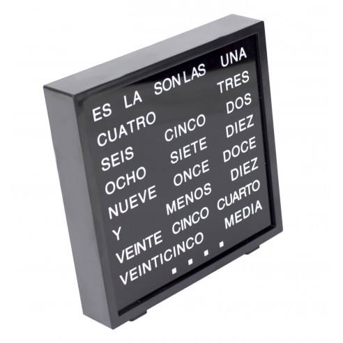 Reloj con Letras Led