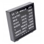 Reloj con Letras Led