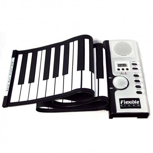 Piano Portátil Enrollable de 61 Teclas