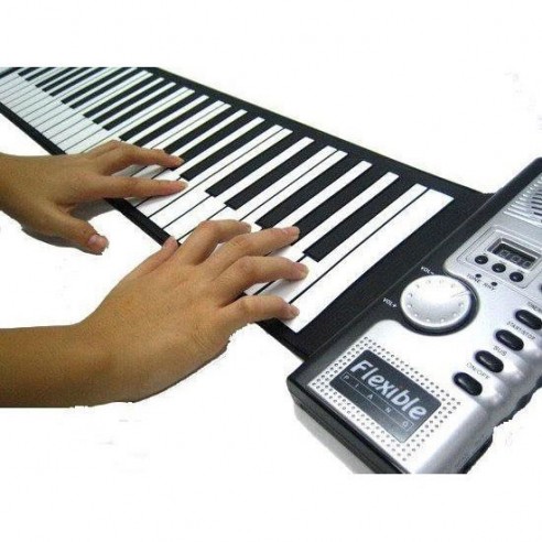 Piano Portátil Enrollable de 61 Teclas