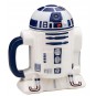 Taza Star Wars R2-D2 en Relieve con Tapa