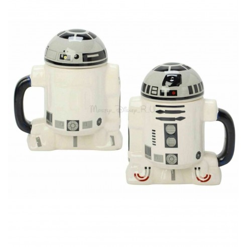 Taza Star Wars R2-D2 en Relieve con Tapa