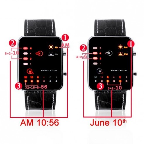 Reloj Binario LED