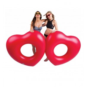 Flotador Hinchable Gigante 2 Corazones