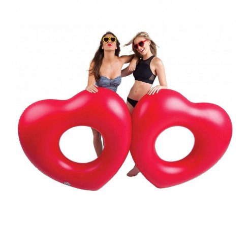 Flotador Hinchable Gigante 2 Corazones