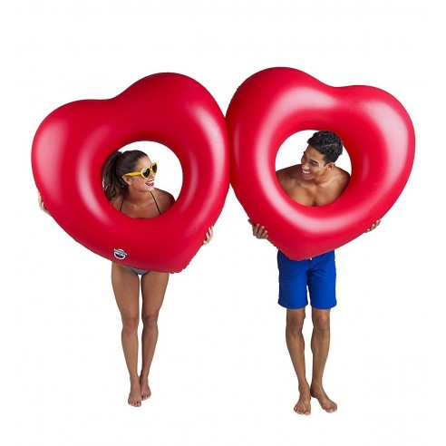 Flotador Hinchable Gigante 2 Corazones