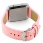 Reloj LED Binario correa color Rosa