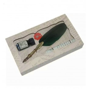 Conjunto Escritura Pluma Ave