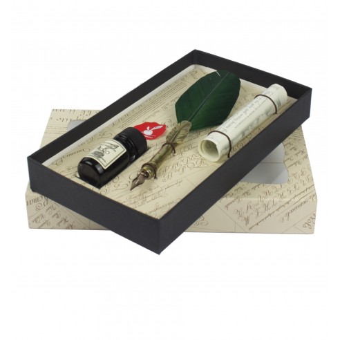Conjunto Escritura Pluma Ave