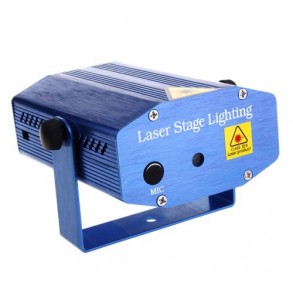 Proyector Laser Luz Roja Verde Activacion por Sonido