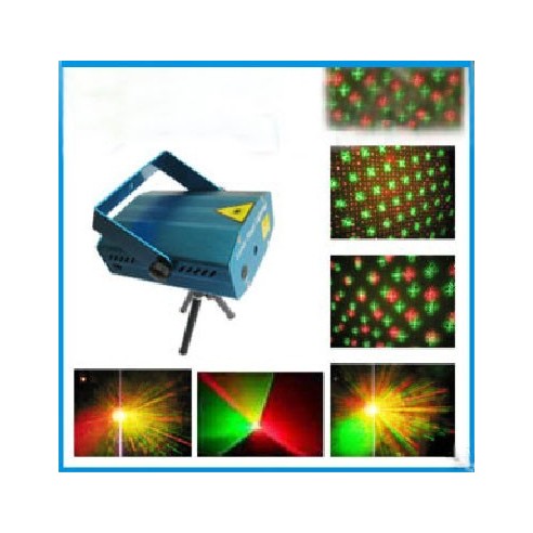 Proyector Laser Luz Roja Verde Activacion por Sonido