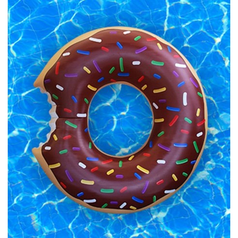 Flotador Hinchable Gigante Donut Choco