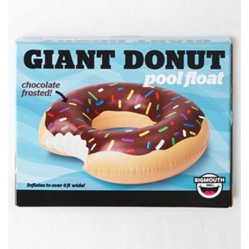 Flotador Hinchable Gigante Donut Choco
