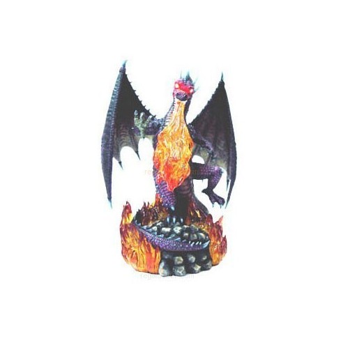 Dragón de Fuego (Ojos y Llamas con Luz)