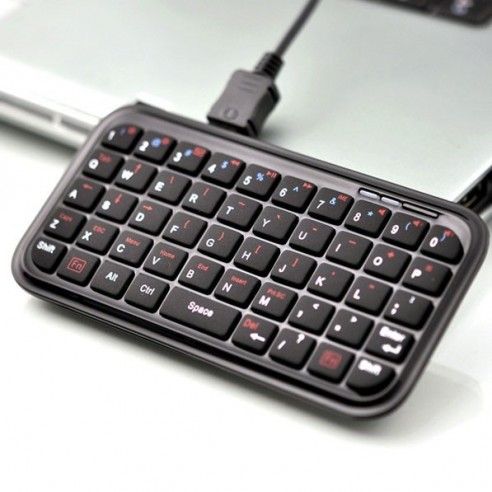 Mini Teclado Bluetooth para iPad, Smartphones y PS3
