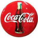 Placa Metálica de Pared con Diseño Coca-Cola