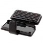 Mini Teclado Inalámbrico Bluetooth para iPhone 4 con Funda Cuero