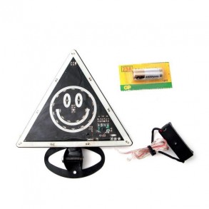 Display Led Colores para  Coches y más. Triangulo Smile 2
