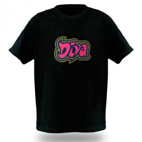 Camiseta LED Sonido Modelo Diva
