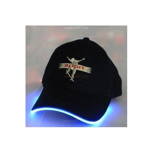 Gorra LED Modelo Banda Colores
