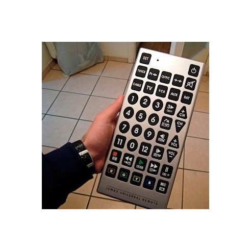 Mando a Distancia Universal Gigante para TV y otros Equipos