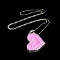 Colgante Joya USB 8GB Corazón Rosa