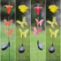 Lámpara Solar Jardín con Luces LED Multicolor y Diseño Mariposas