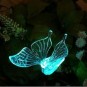 Lámpara Solar Jardín con Luces LED Multicolor y Diseño Mariposas