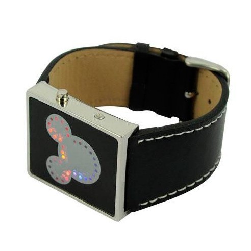 Reloj Led Diseño Mickey con 33 Leds