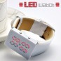 Reloj Led Chica Lady White