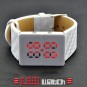 Reloj Led Chica Lady White