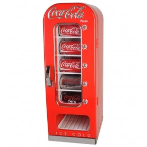 Nevera Dispensadora Latas Coca Cola Retro
