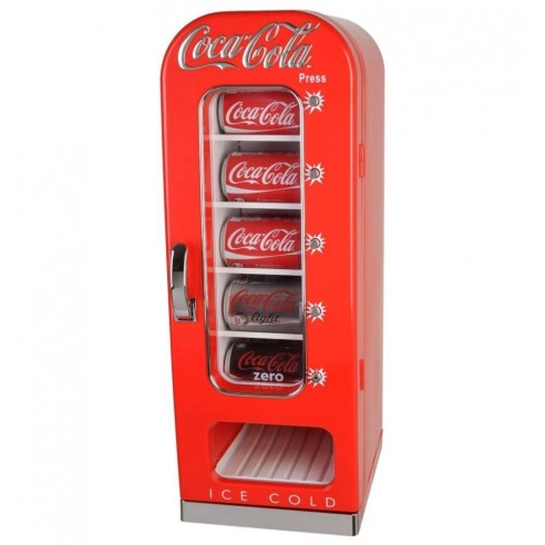 Nevera Dispensadora Latas Coca Cola Retro