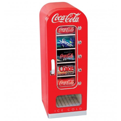 Nevera Dispensadora Latas Coca Cola Retro