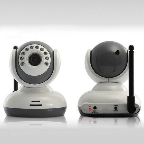 Baby Monitor Doble Vía (Hablar), Cámara 250m y LCD 2,4''