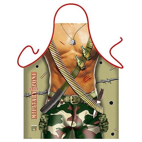 Delantal Sexy Rambo para Hombres
