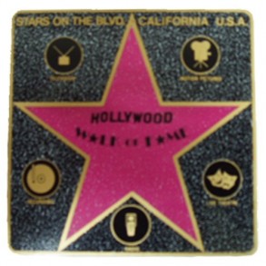 Set de Posavasos de Cine Estrella Hollywood