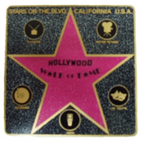 Set de Posavasos de Cine Estrella Hollywood