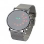 Reloj Led Espejo y Esferas Colores Metálico