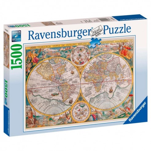 Puzzle Mapamundi Histórico 1.500 piezas