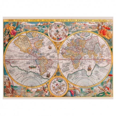Puzzle Mapamundi Histórico 1.500 piezas