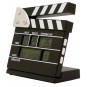 Reloj Despertador Claqueta Director de Cine en Tamaño Mini