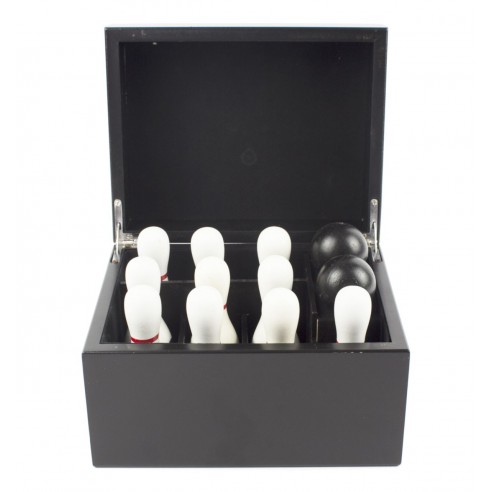 Juego Bolos Mini en Caja de Madera