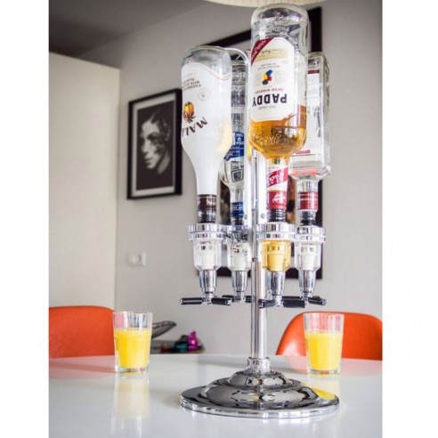 Dispensador de Licores 4 Botellas
