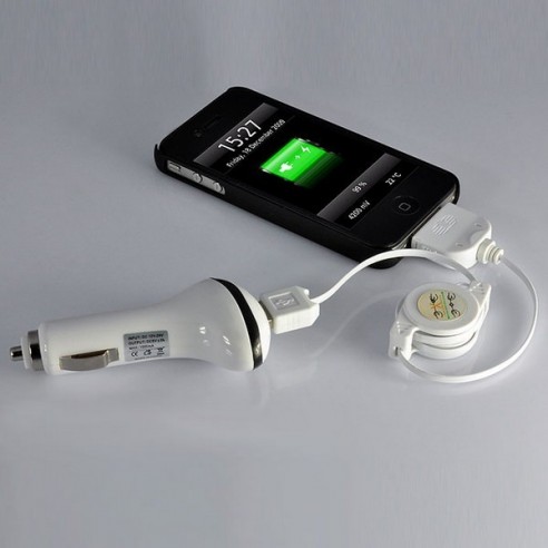 Cargador y Adaptador USB 3 en 1 para iPhone, iPod, iPad