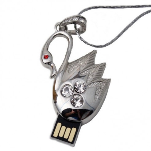 Colgante Joya USB 4GB Cisne