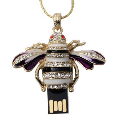 Colgante Joya USB 4GB Abeja