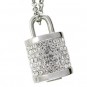 Colgante Joya USB 4GB Candado Enamorados de Piedras