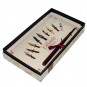Conjunto de Escritura con Pluma de Madera y 9 Plumillas