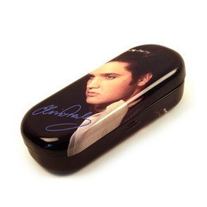 Funda Metálica Gafas Elvis Retrato